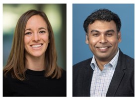 composite photo of a man and a woman